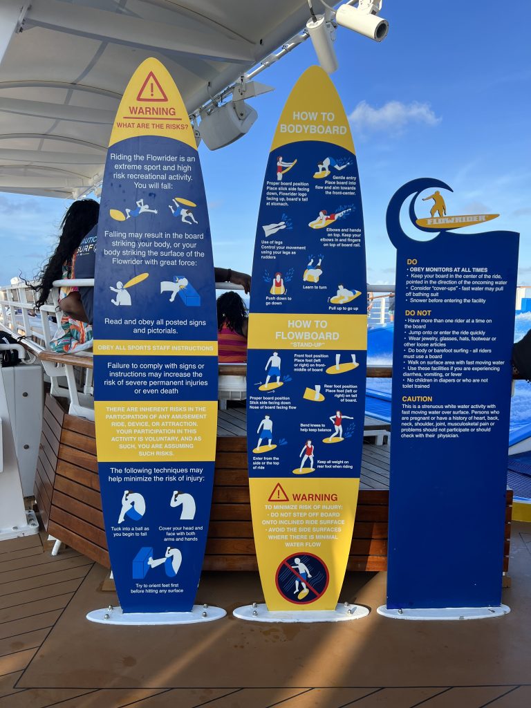 Flow Rider — Sea Day on Symphony of the Seas — Royal Caribbean UGC Cruise Blog