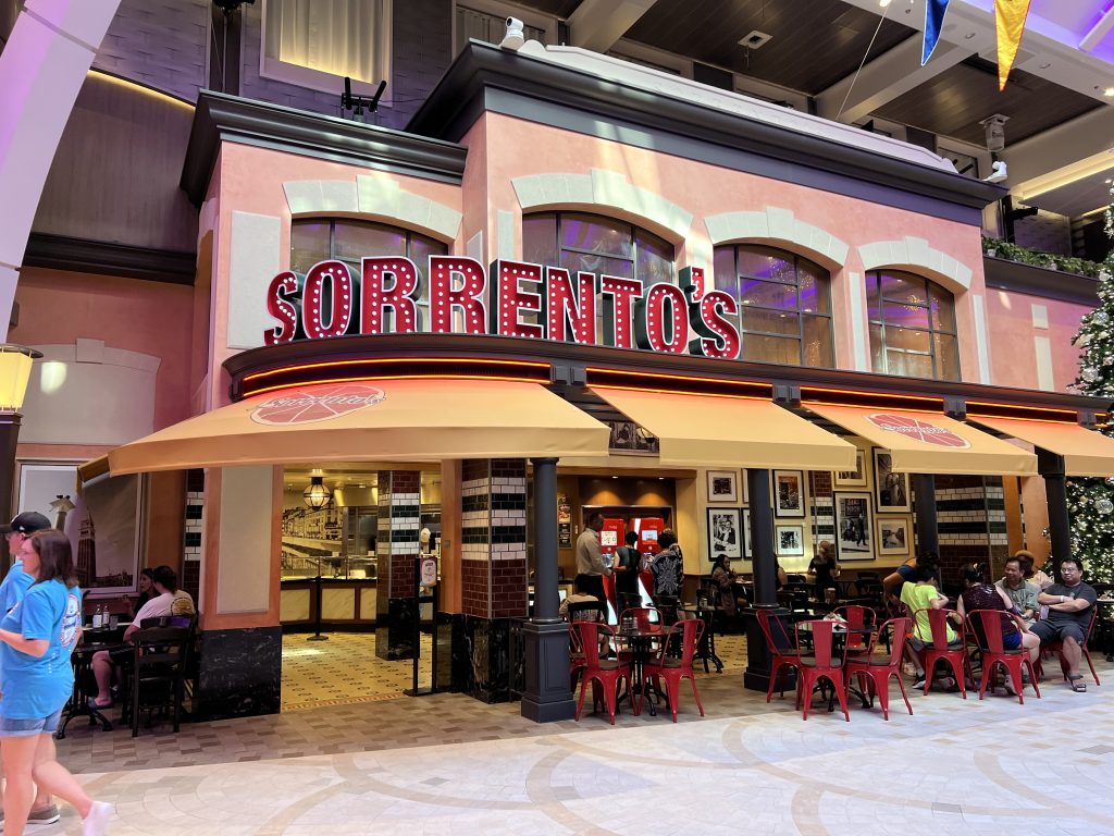 Sorrentos — Sea Day on Symphony of the Seas — Royal Caribbean UGC Cruise Blog