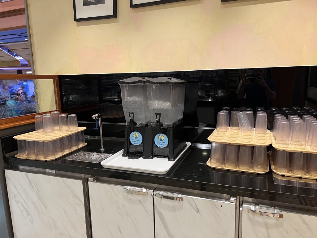Water Station — Sea Day on Symphony of the Seas — Royal Caribbean UGC Cruise Blog