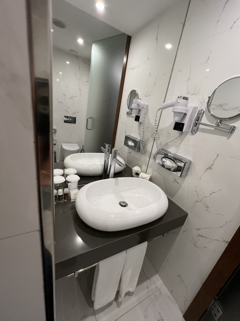 Bathroom at Turim Saldanha — Lisbon Hotel Review