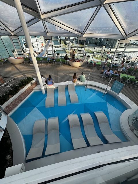 Solarium Pool — Utopia of the Seas Review — Cruise UGC Creator