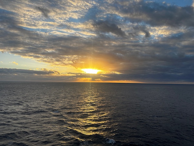 Sunset at Sea — Utopia of the Seas Review — Cruise UGC Creator