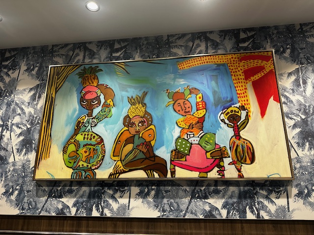 Tropical Island Vibes Wall Art — Utopia of the Seas Review — Cruise UGC Creator