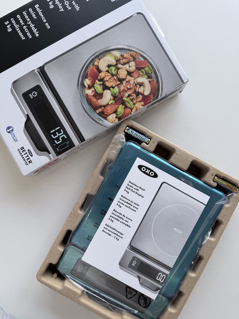 OXO Digital Kitchen Scale Unboxing