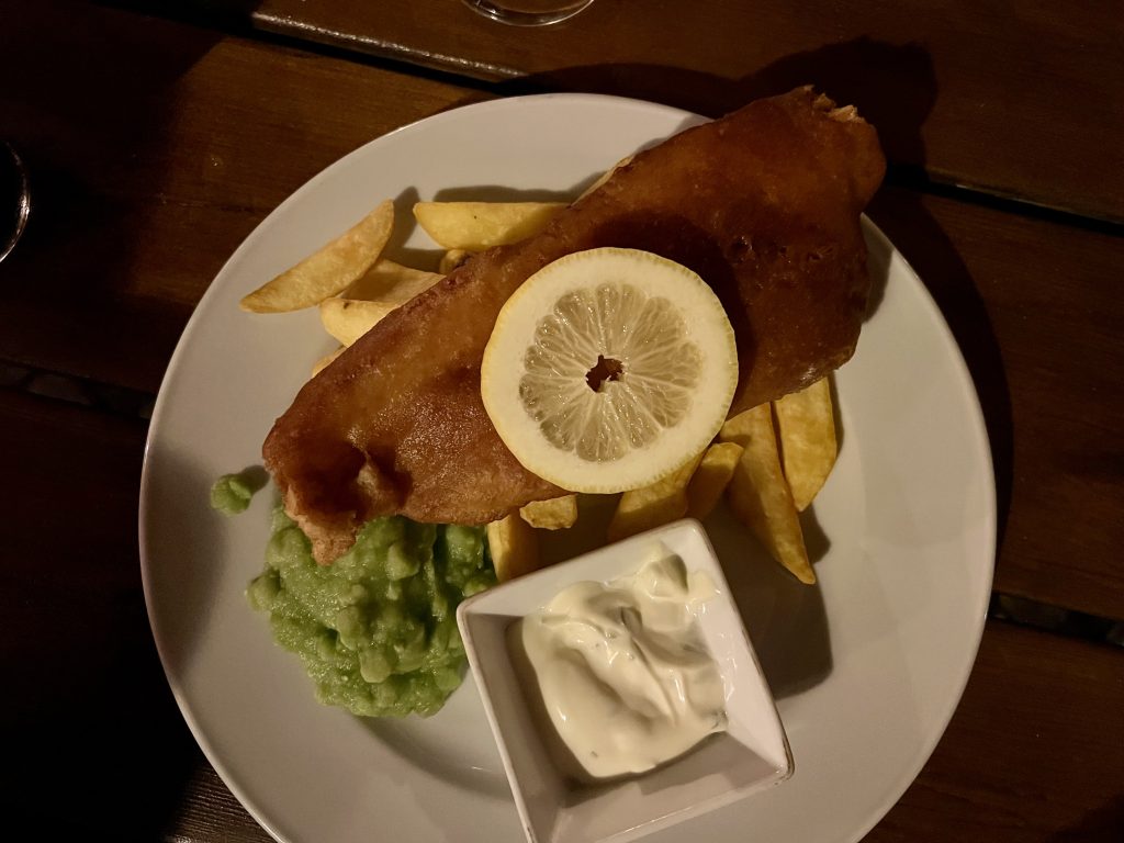 Fish & Chips at The Black Anchor Tavira Restaurant Reviews