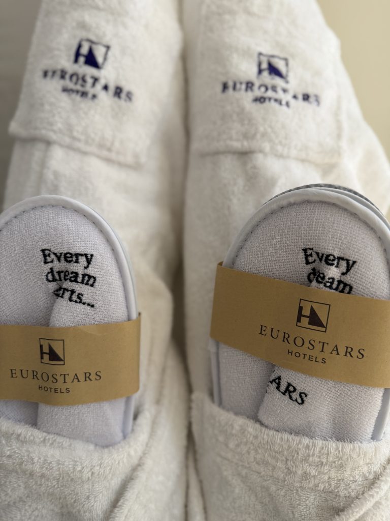 Robes and slippers — Eurostars Universal Lisboa — Lisbon Hotel Review