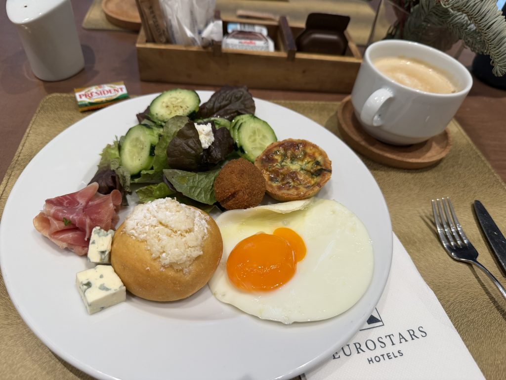 Breakfast Plate — Eurostars Universal Lisboa — Lisbon Hotel Review