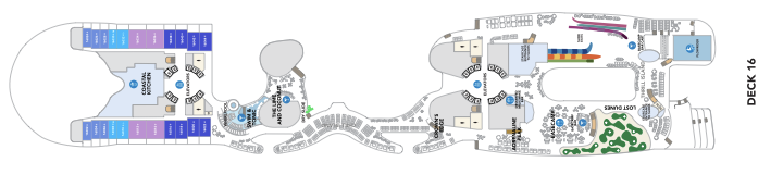 Hero of the Seas Deck Map — Deck 16