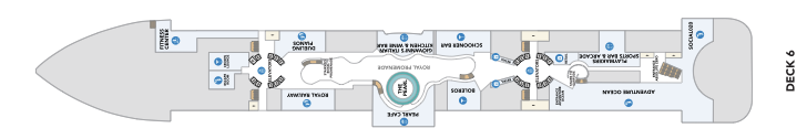 Hero of the Seas Deck Map — Deck 6