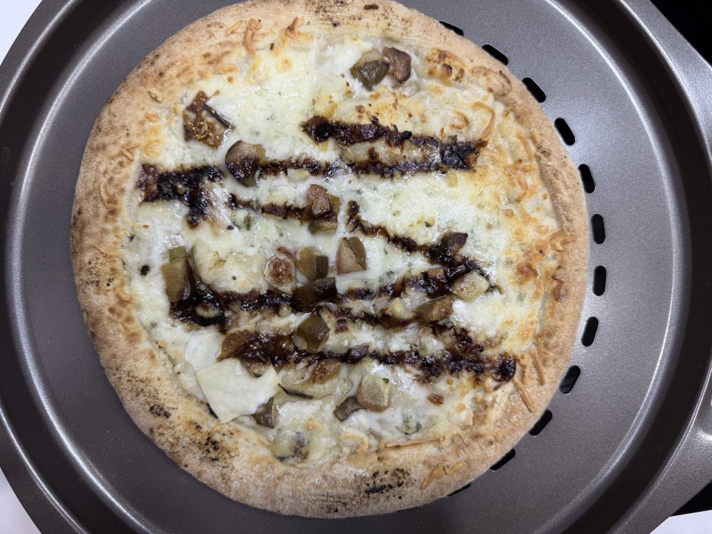 Baked Lidl Deluxe Figs & Cheese Pizza Photo