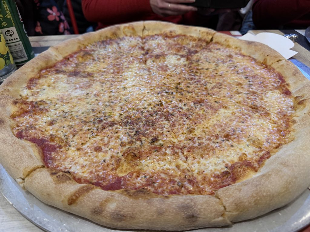 Extra Large Cheese Pizza from Mr Pizza Tavira, Portugal Photo