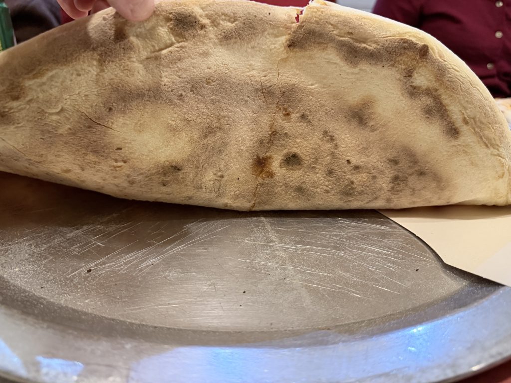 Pizza Bottom Crust at Mr Pizza Tavira Portugal