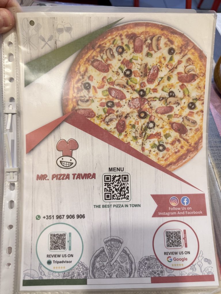 Mr Pizza Tavira Menu Photo