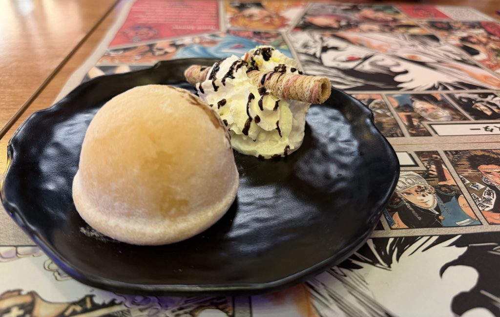 Mango Mochi with Whipped Cream at Shifu Ramen Expo — Lisbon Food Blog Restaurant Reviews