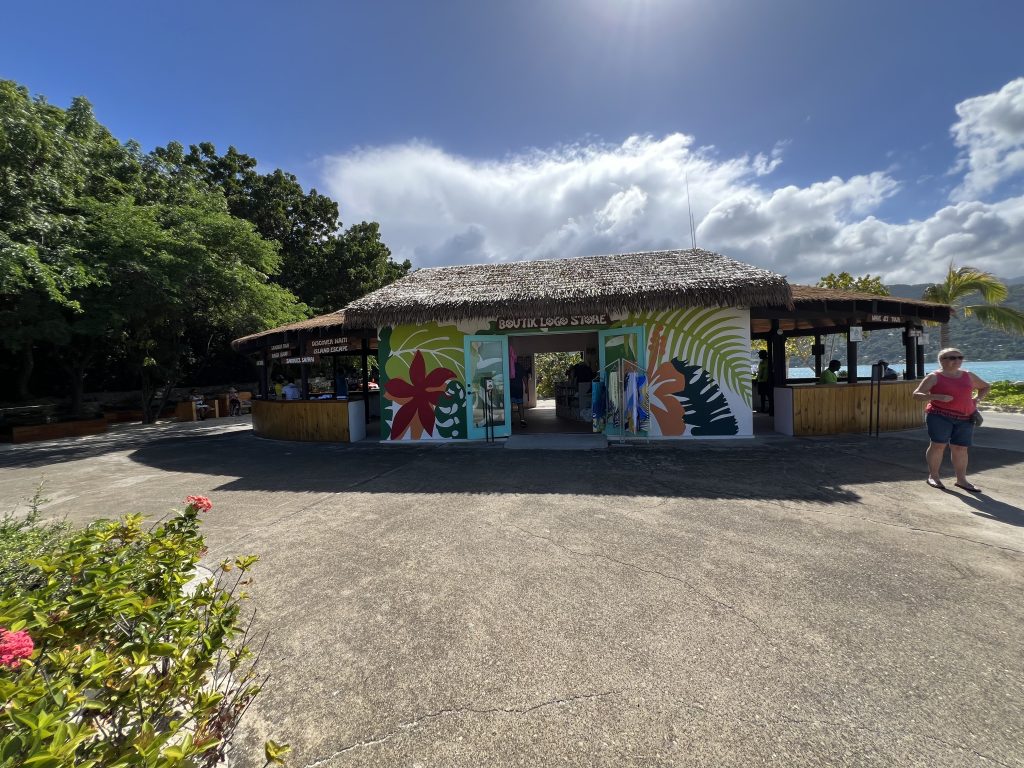 Colorful Painted Shop Building — Labadee Haiti Royal Caribbean Review
