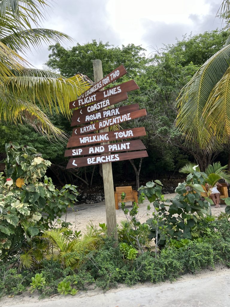Direction Signs — Labadee Haiti Royal Caribbean Review