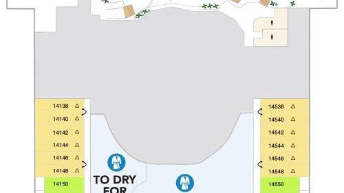 Detailed Deck Map Hero of the Seas Deck 14 Forward Panoramic Ocean View