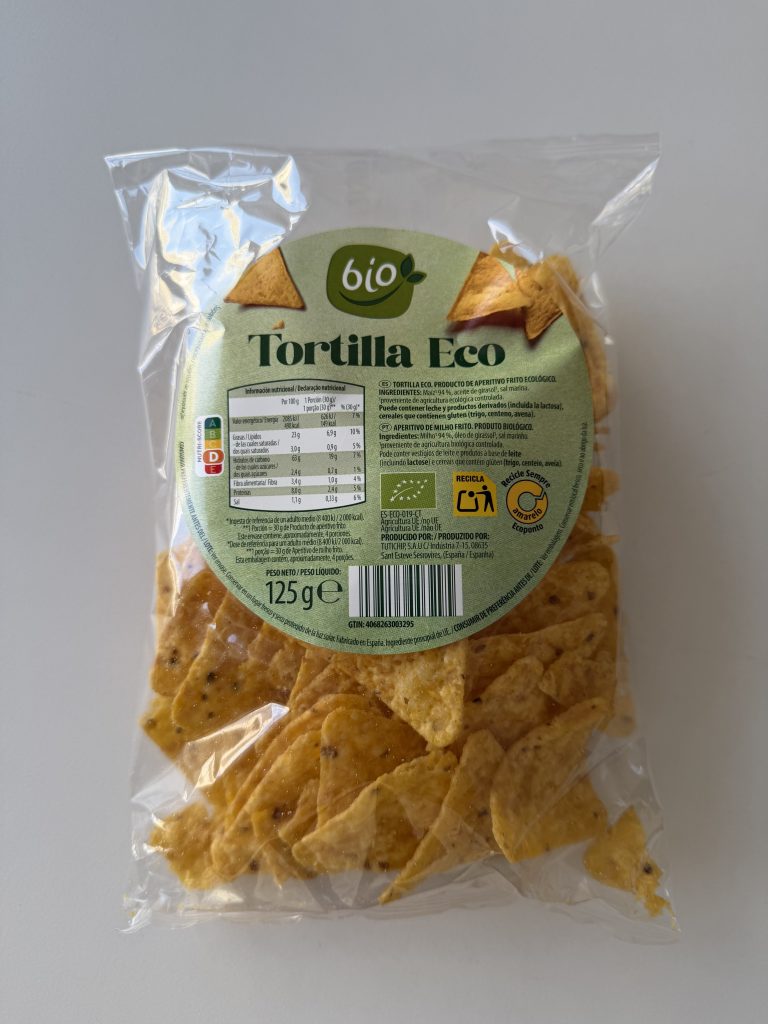 Aldi Bio Tortilla Chips Packaging | Aldi Portugal Product Reviews