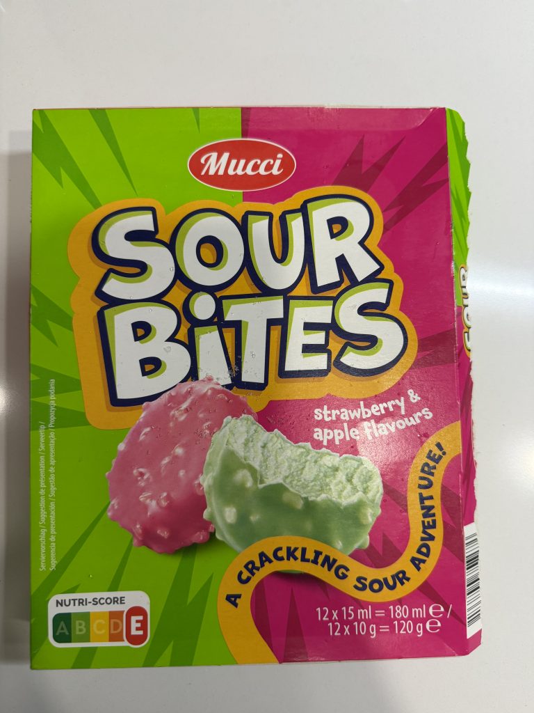 Aldi Mucci Sour Bites Review — Packaging | Aldi Portugal Reviews