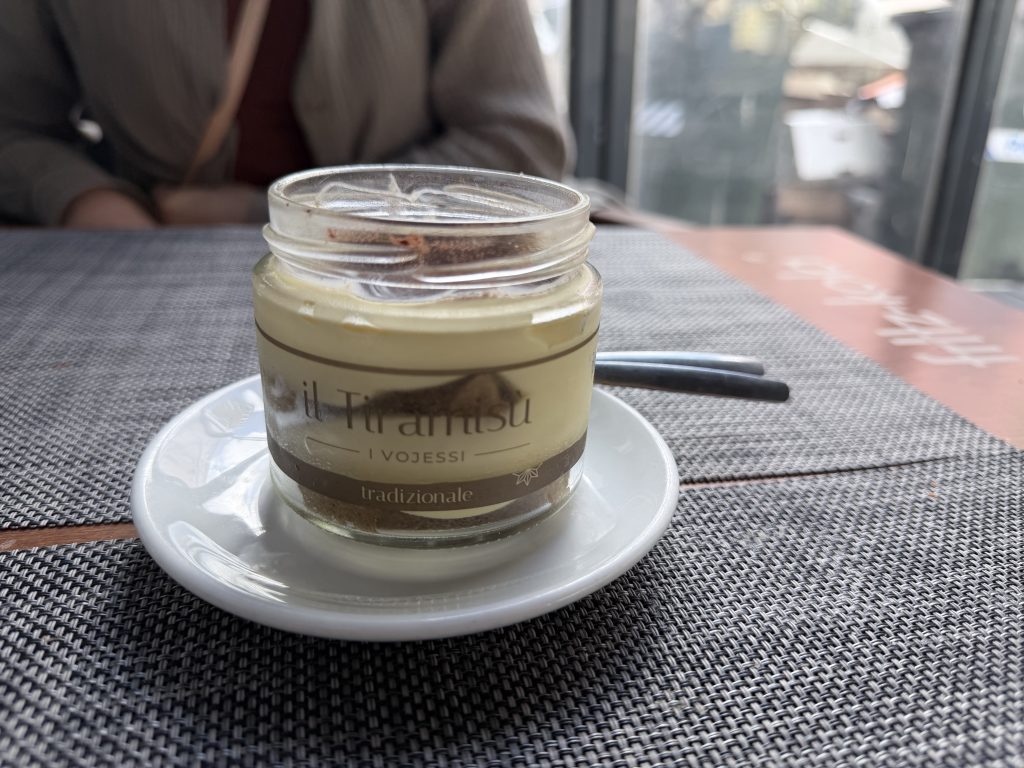 Lisbon Pizzeria Santa Chiara Photo Review β il Tiramisu Dessert Jar