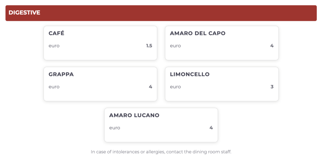 Lisbon Pizzeria Santa Chiara Photo Review β Menu with Prices Digestives