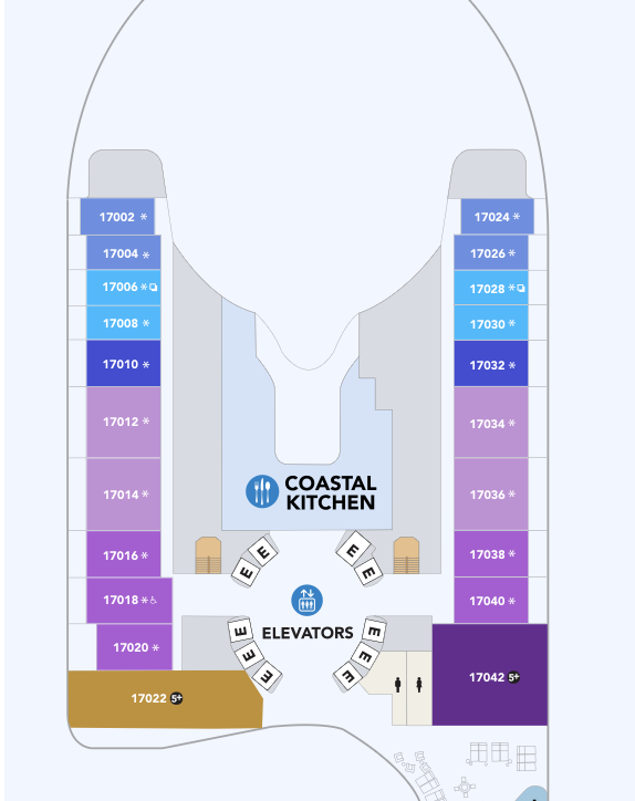 Hero of the Seas Deck 17 — Suites, Deck Plan, Features & Guide