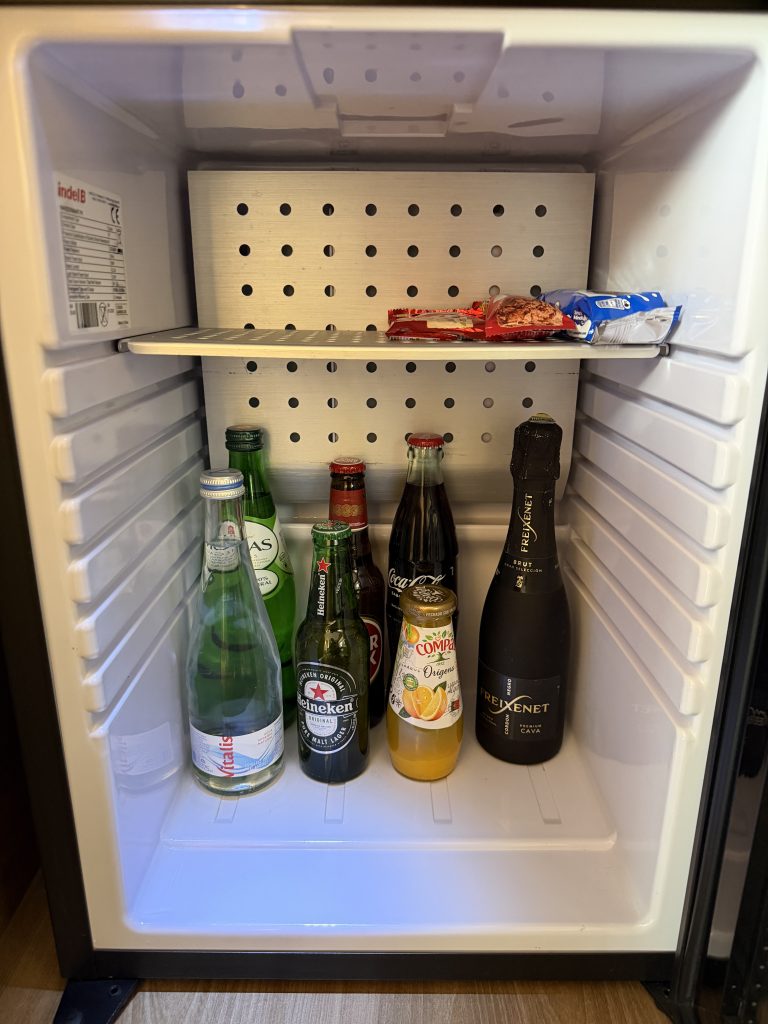 NH Lisboa Campo Grande Hotel Photo Superior Terrace Room Mini Bar Drinks