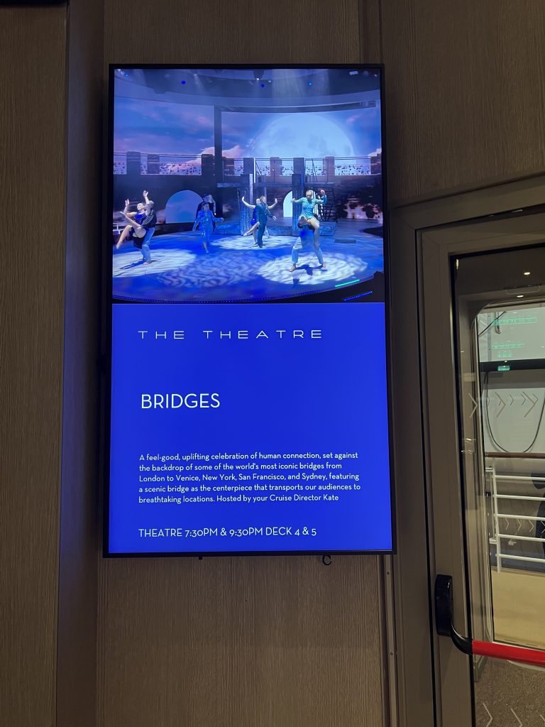Bridges Show Description | The Theater  | Celebrity Ascent Review