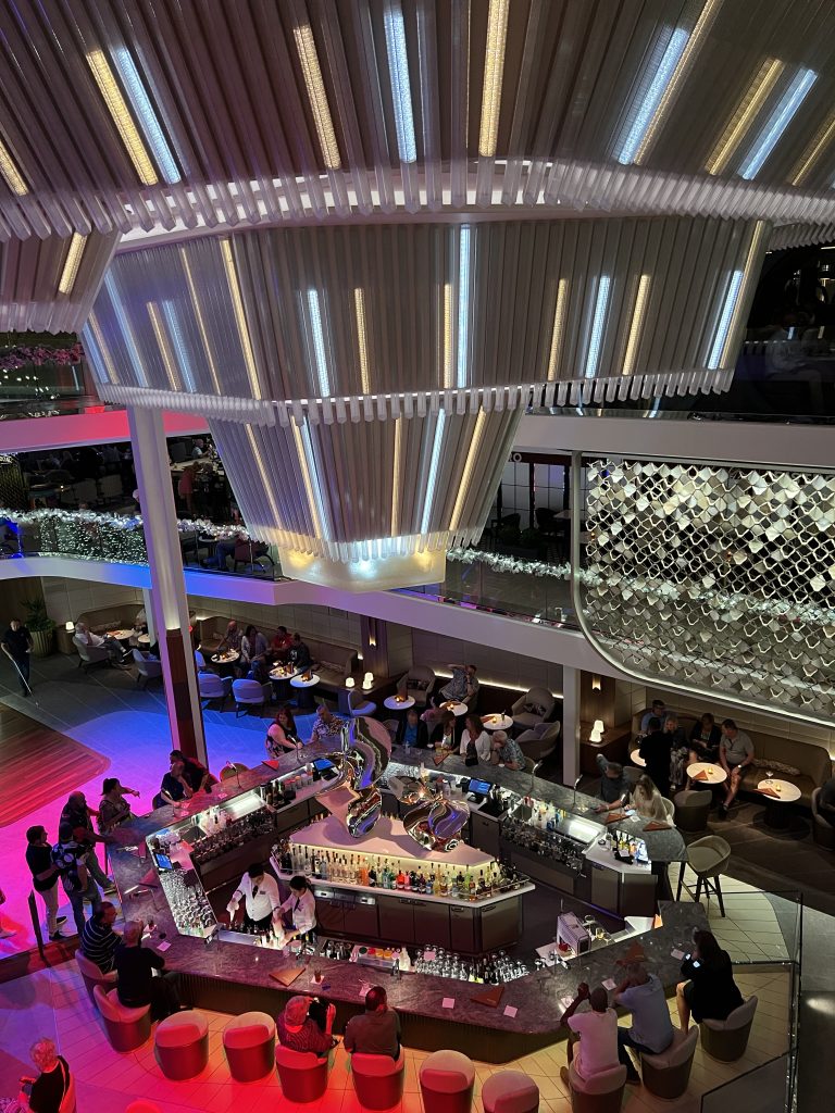 Martini Bar View from Above | Celebrity Ascent Review