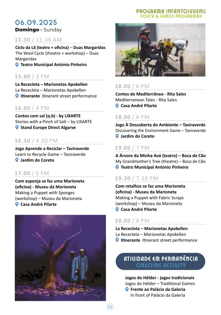 Are there family activities at the Mediterranean Diet Festival? Feira da Dieta Mediterrânica Schedule for Families