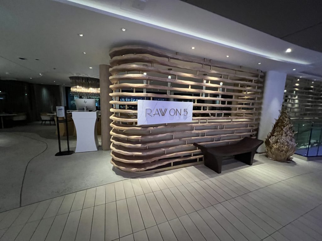 Raw on 5 Restaurant | Celebrity Ascent Review