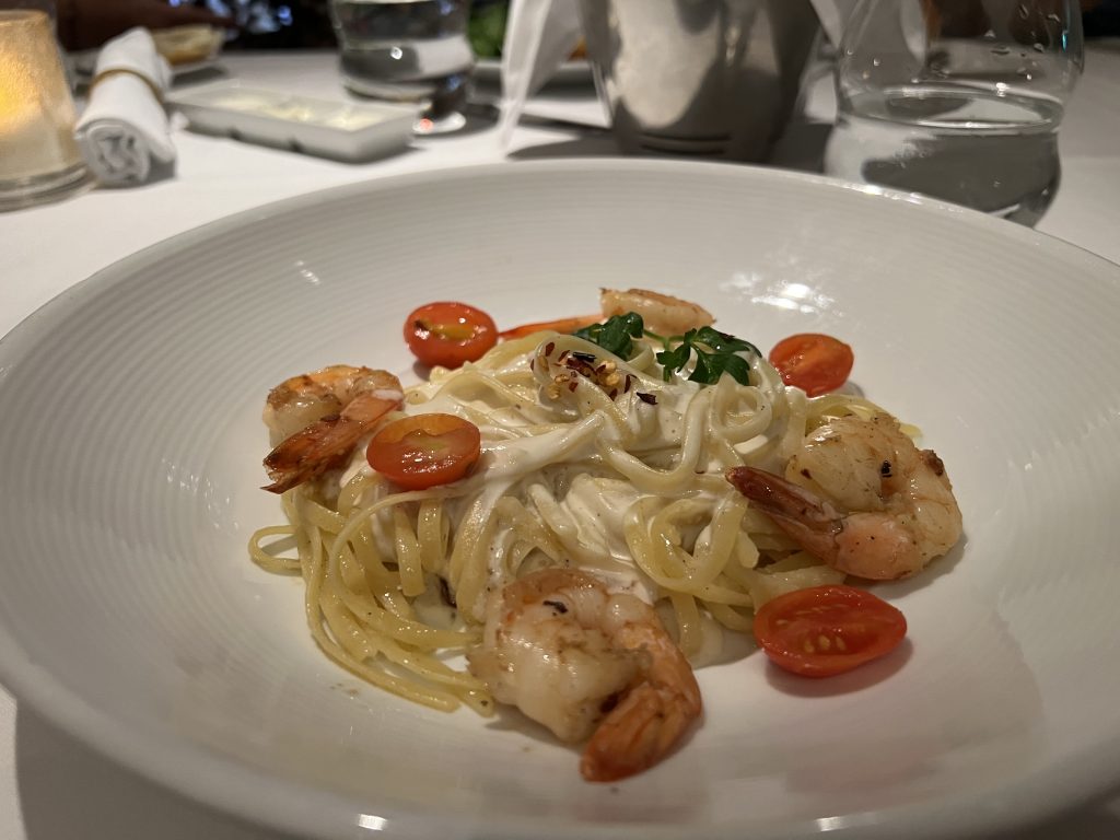  Shrimp Alfredo | Celebrity Ascent Cruise Food Reviews and Pictures