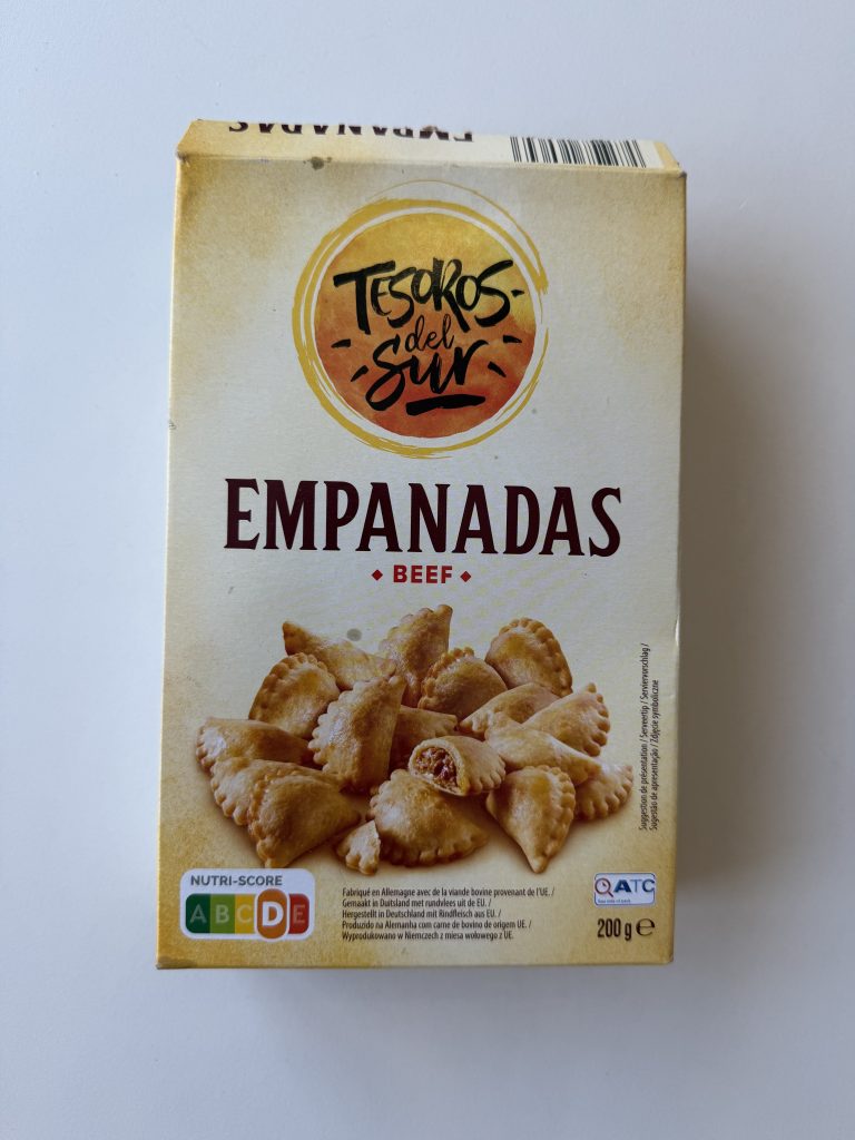 Aldi Tesoros Del Sur Beef Empanadas Review — Box Packaging Photo