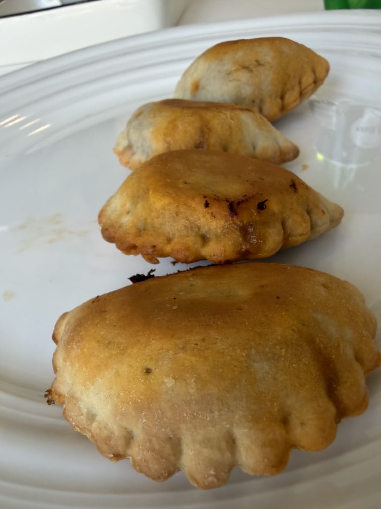 Aldi Tesoros Del Sur Beef Empanadas Review — freshly baked out of the oven