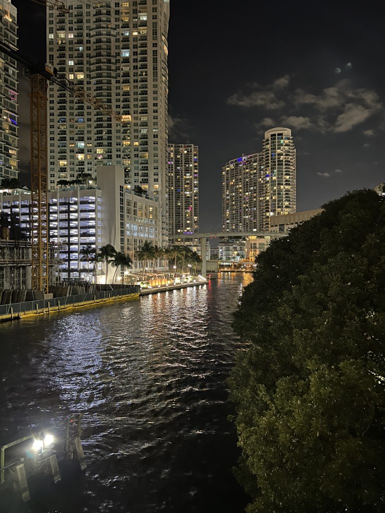 A Family Brickell Review Photos — Neighborhood Views at Night | Miami Too Good To Go