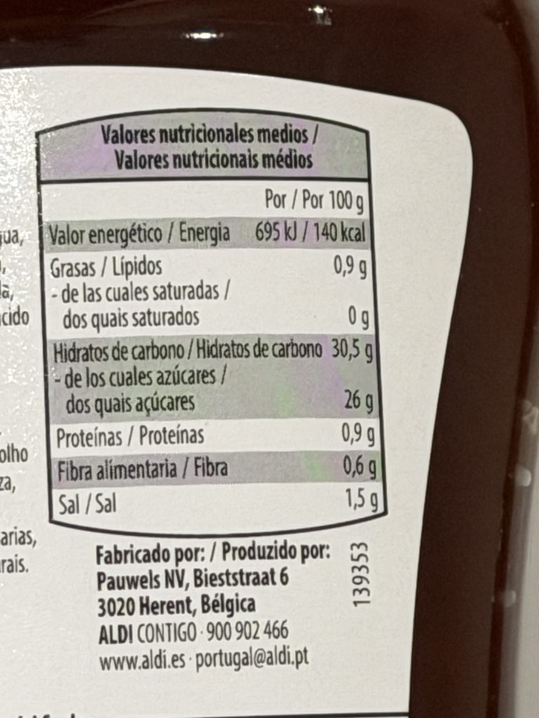 Aldi BBQ Sauce Review — Smoky Barbecue Sauce Nutrition Facts | Aldi Portugal Finds