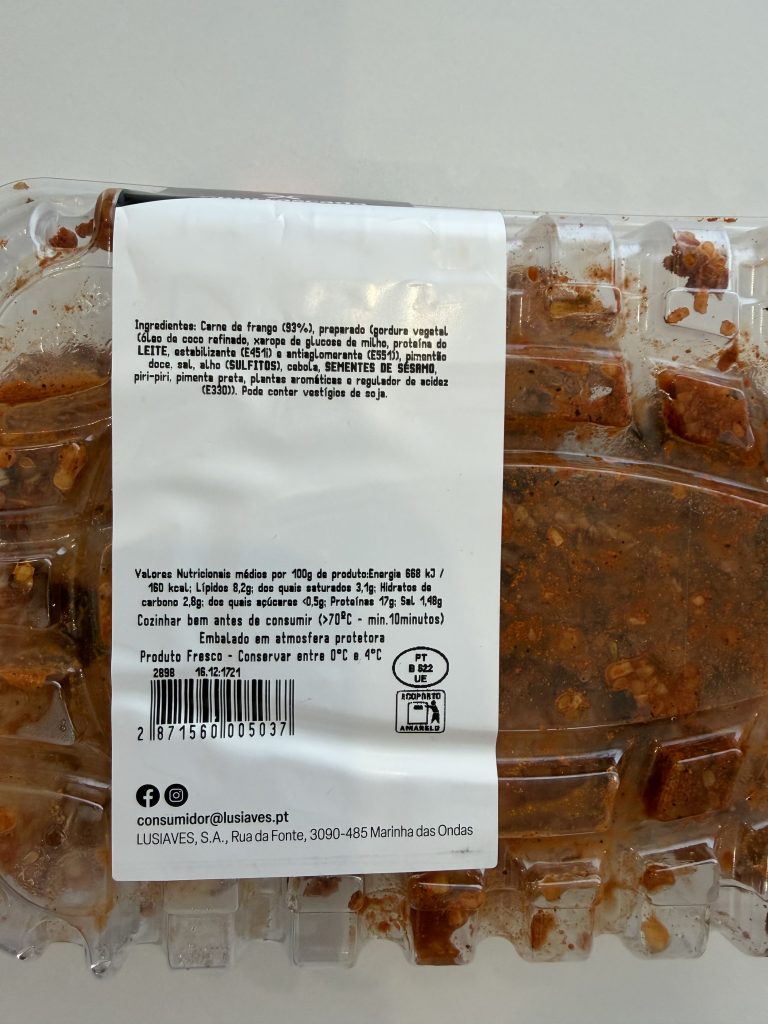 Aldi Hot Wings Review — Lusiaves Ingredients | Aldi Finds Portugal
