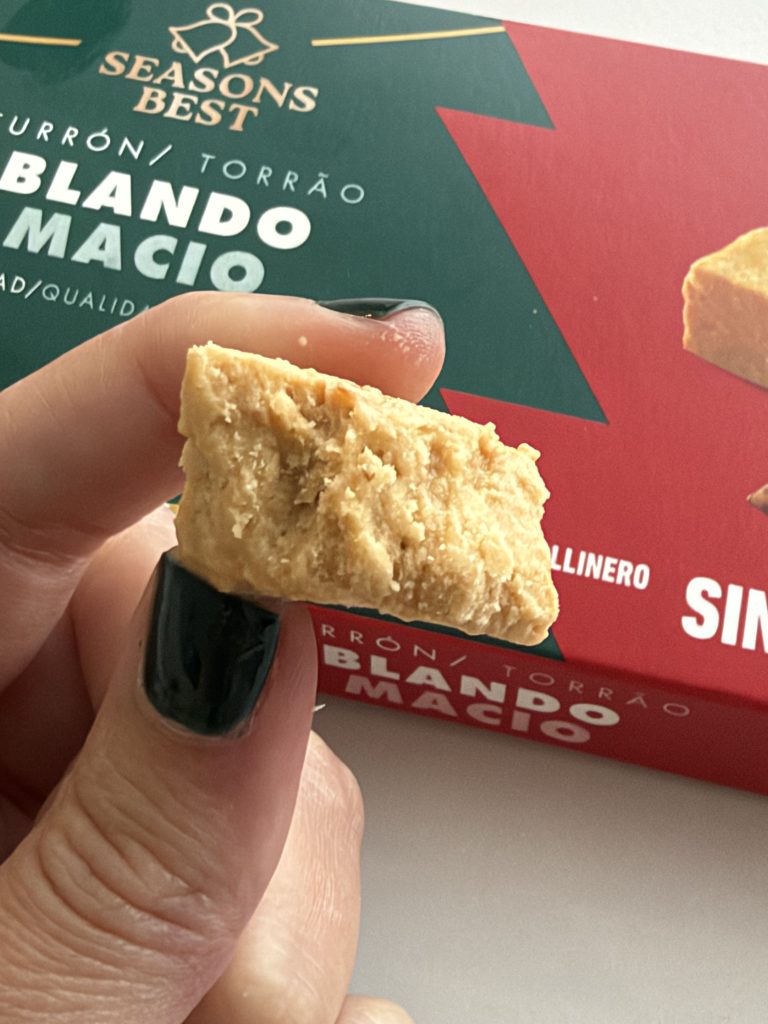 Aldi Seasons Best Turron — Blando Almond Taste Test and Texture | Aldi Portugal Review