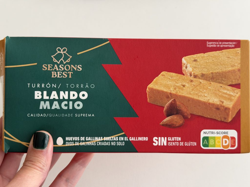 Aldi Seasons Best Turron — Blando Almond Box | Aldi Portugal Review