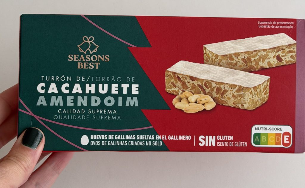 Aldi Seasons Best Turron — Cacahuete Peanut Box | Aldi Portugal Review