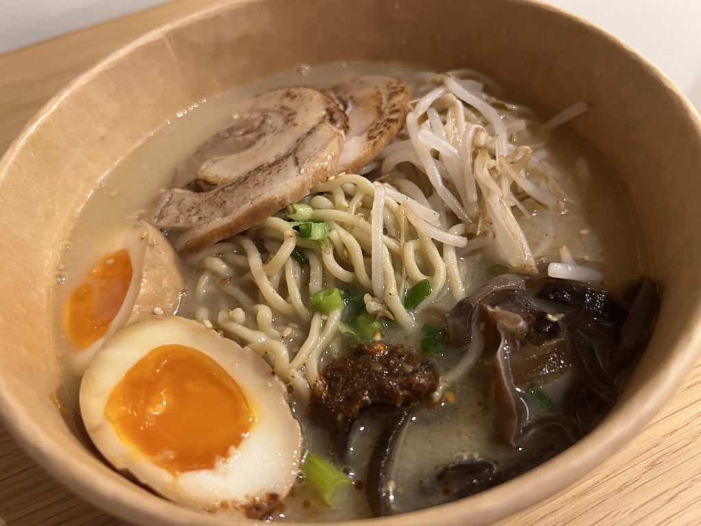 Hyatt Regency Lisbon Review Photos — Idea Ramen Delivery Bowl of Ramen Noodle Soup | Portugal Travel Blog