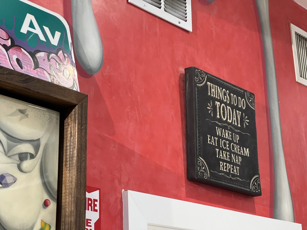 Azucar Ice Cream Company Review — Funny Sign  | Cuban Ice Cream in Little Havana, Miami | Calle Ocho