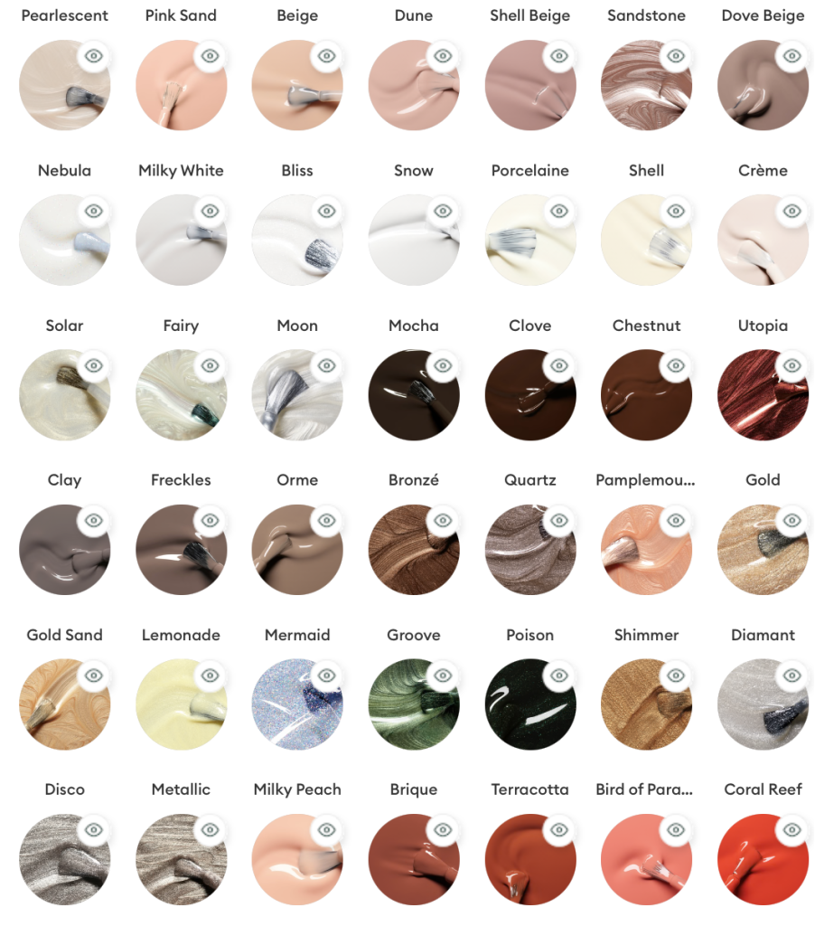 Manucurist Custom Color Palettes Whites, Nudes, Neutral Nail Polish Shades — Manucurist Discounts Bundles!