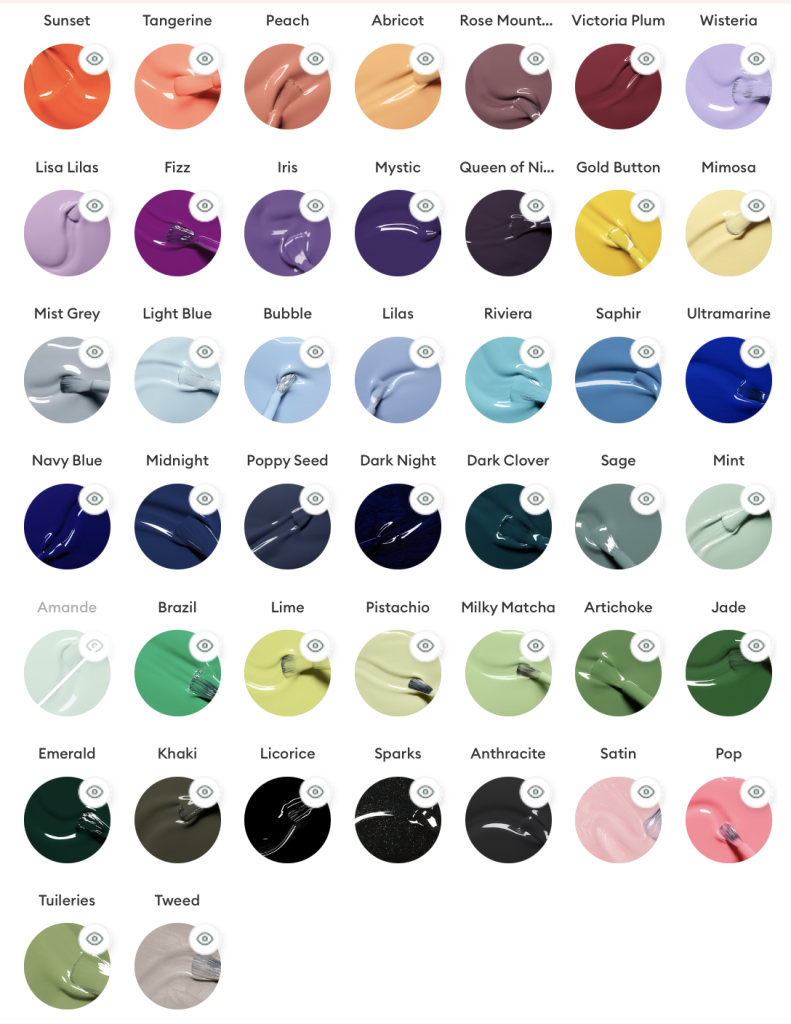 Manucurist Custom Color Palettes Blues and Greens and Purples Nail Polish Shades — Manucurist Discounts Bundles!