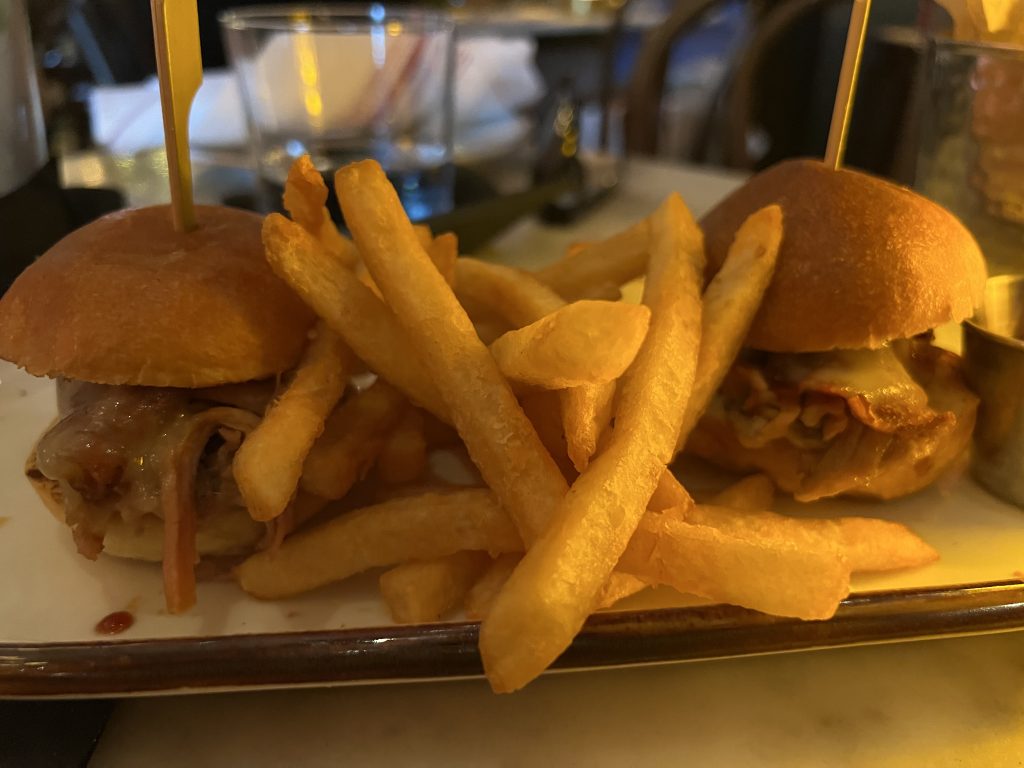 Marabu Miami Review —BBQ Pork Sliders Side View | Miami Happy Hour Cuban Restaurant