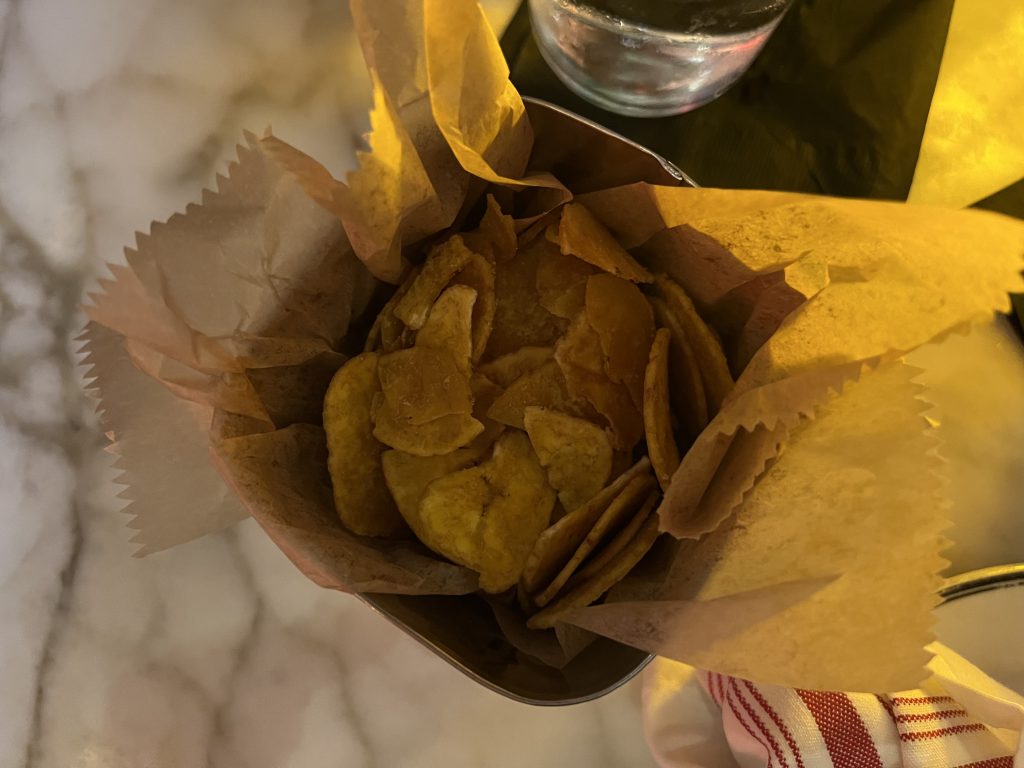 Marabu Miami Review — Welcome Plantain Chips | Miami Happy Hour Cuban Restaurant
