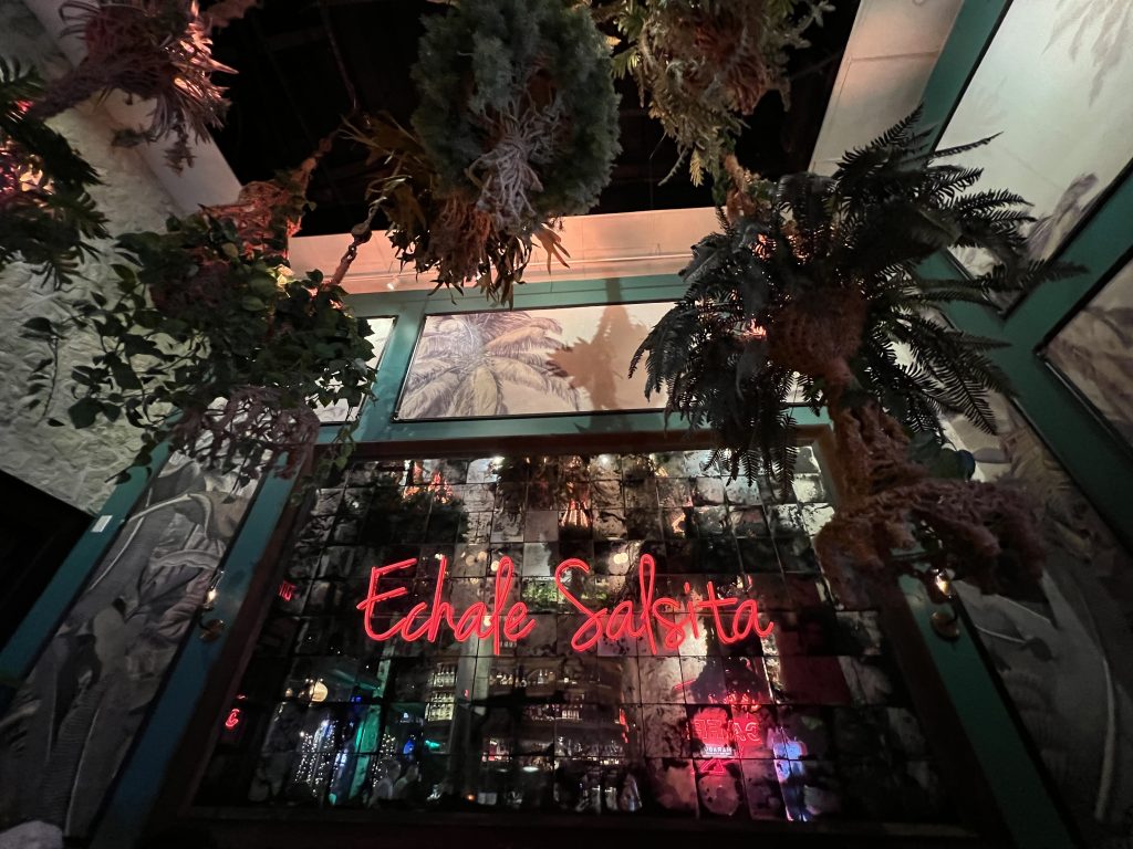 Marabu Miami Review — Echale Salsita Neon Sign | Miami Happy Hour Cuban Restaurant