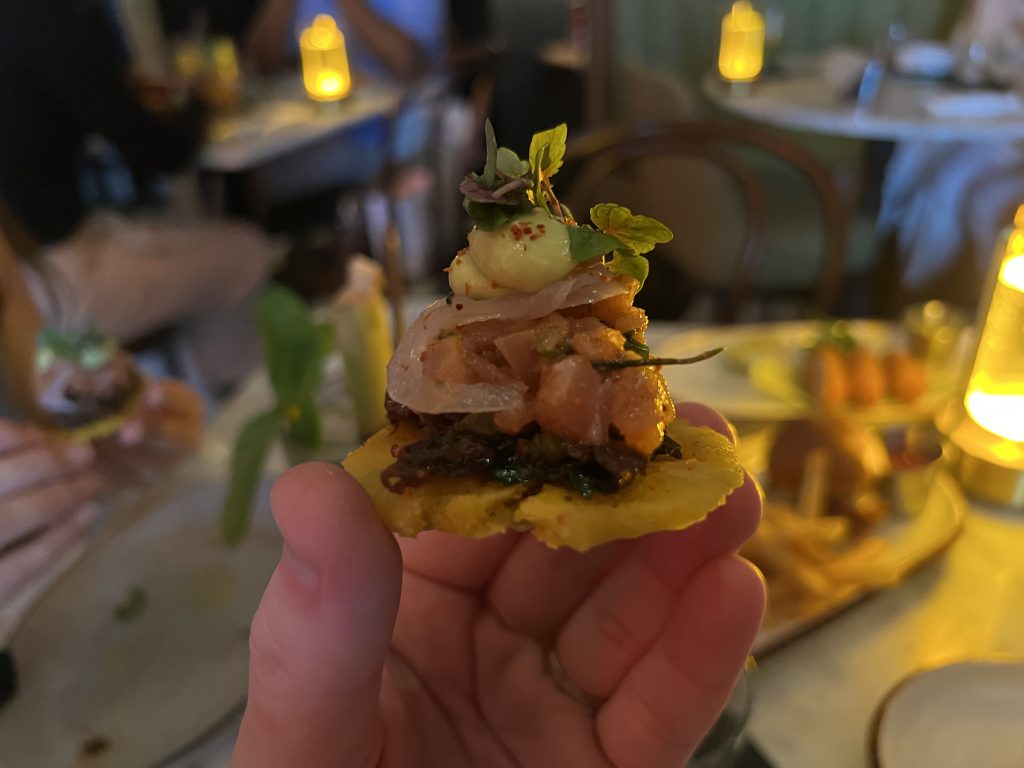 Marabu Miami Happy Hour | Cuban Appetizers Tuna Tostones