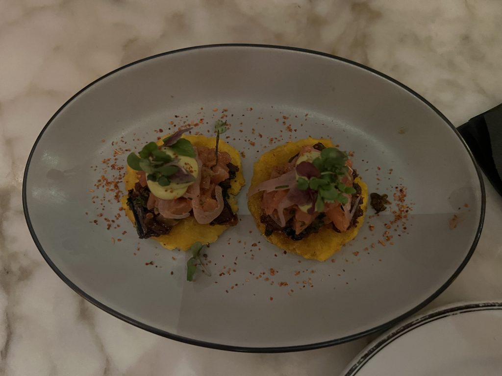 Marabu Miami Review — Tuna Toston Fancy Appetizers | Miami Happy Hour Cuban Restaurant