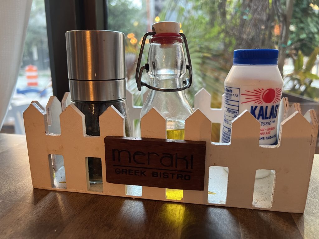 Meraki Greek Bistro Review Photos — Condiment Caddy | Miami Restaurant Reviews